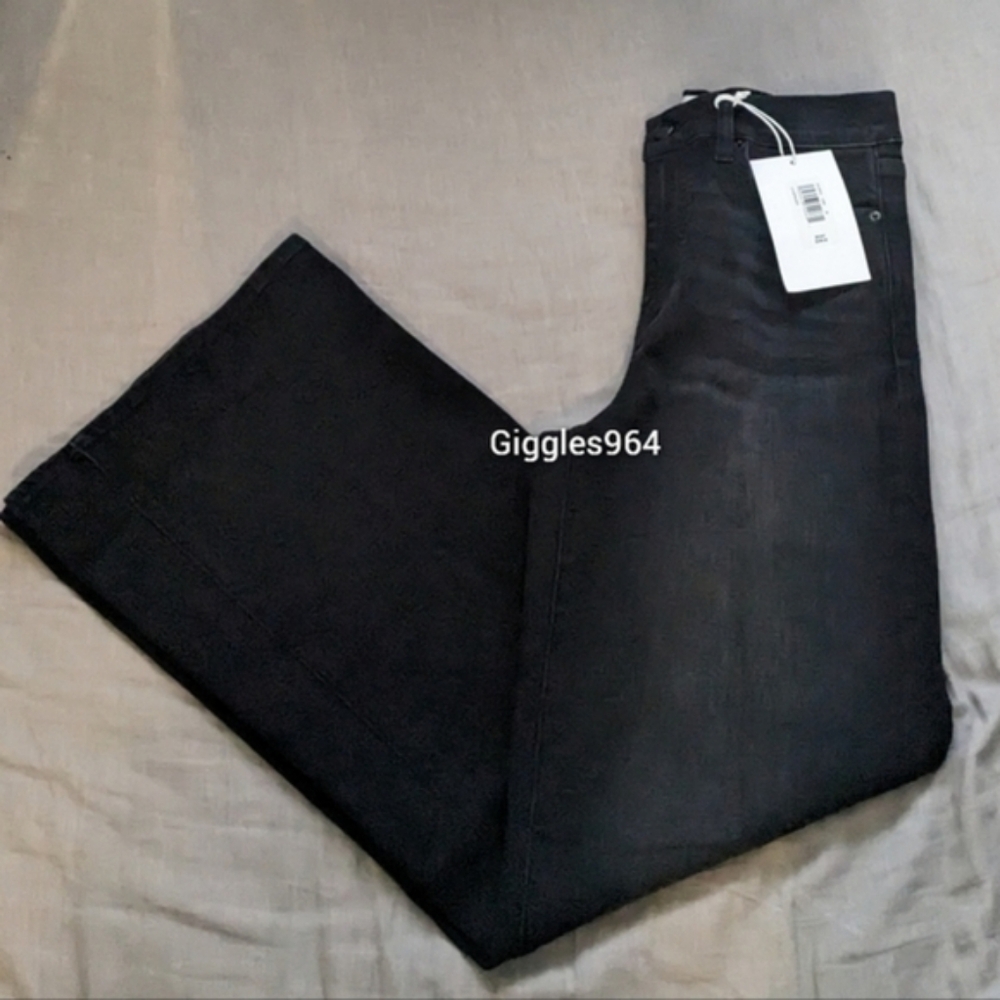 FRAME Le Slim Palazzo Wide Leg Pants Jeans Crescent